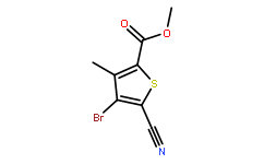 4-溴-5-氰基-3-甲基噻吩-2-羧酸甲酯