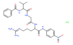 N-苯甲酰-L-纈氨酰甘氨酰-L-精氨酸對硝基苯胺鹽酸鹽