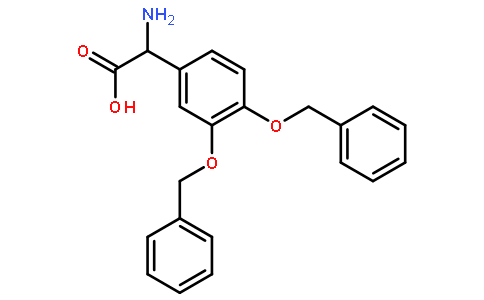 Amino-(3,4-dibenzyloxy-phenyl)-acetic acid