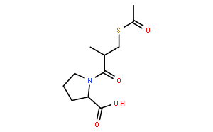 1-[(2S)-3-(乙酰硫代)-2-甲基丙酰基]-L-脯氨酸