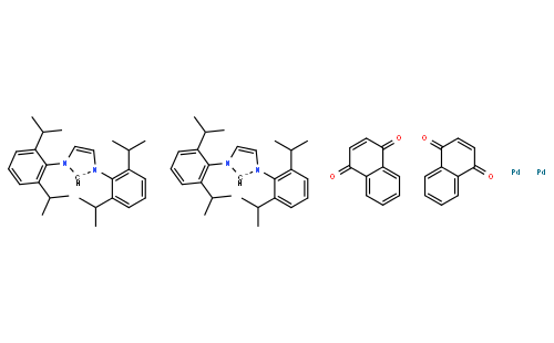 1,3-双(2,6-二-异丙苯基)咪唑-2-基1,4-萘醌)钯二聚物