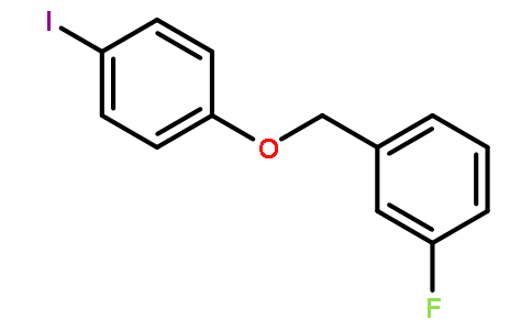 1-((4-iodophenoxy)methyl)-3-fluorobenzene