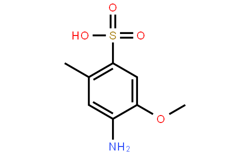 3-氨基-4-甲氧基甲苯-6-磺酸