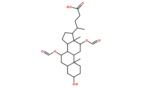 3a-Hydroxy-7a,12a-diformyloxy-5b-cholan-24-oic acid