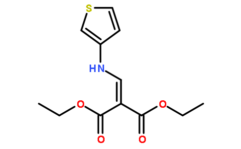 diethyl 2-((thiophen-3-ylamino)methylene)malonate