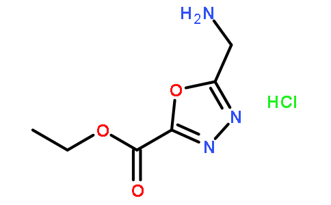Ethyl5-(aminomethyl)-1,3,4-oxadiazole-2-carboxylatehydrochloride