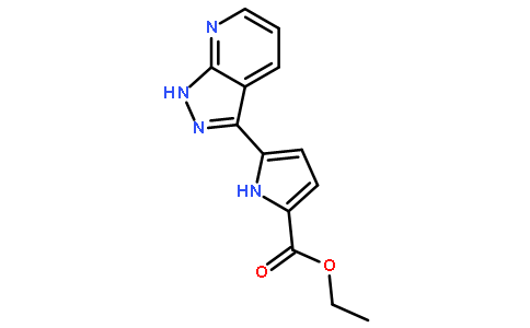 5-(1H-Pyrazolo[3,4-b]pyridin-3-yl)-1H-pyrrole-2-carboxylic acid ethyl ester
