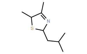 2-异丁基-4,5-二甲基-3-噻唑啉	(异构体的混合物)