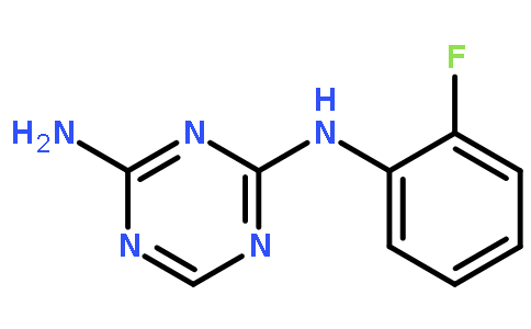 2-AMINO-4-(2-FLUOROPHENYLAMINO)-1,3,5-TRIAZINE