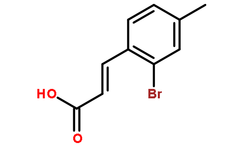 (2E)-3-(2-Bromo-4-methylphenyl)acrylic acid