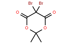 5,5-二溴梅尔德伦酸(=5,5-二溴-2,2-二甲基-4,6-二氧-1,3-二氧六环)