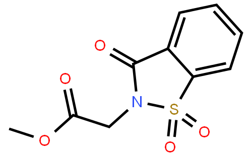 3-Oxo-1,2-benzoisothiazoline-2-acetic Acid Methyl Ester 1,1-Dioxide(Piroxicam Impurity D)