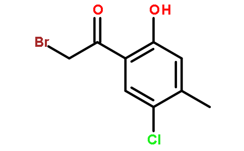 2-bromo-1-(5-chloro-2-hydroxy-4-methylphenyl)ethanone