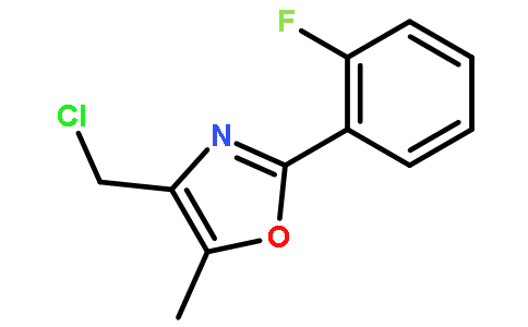 4-Chloromethyl-2-(2-fluoro-phenyl)-5-methyl-oxazole