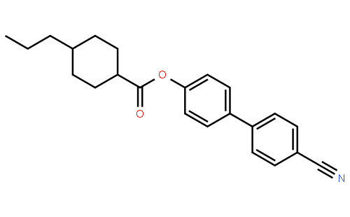 1-[4-(4-cyanophenyl)phenyl]-4-propyl-cyclohexanecarboxylate