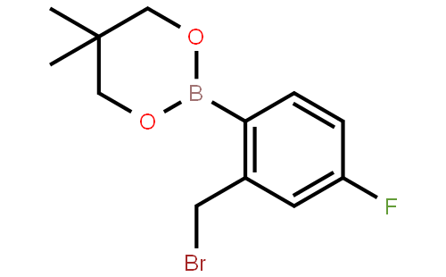 2-溴甲基-4-氟苯硼酸新戊二醇酯