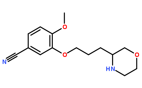 3-(3-morpholinylpropoxy)-4-methoxybenzonitrile