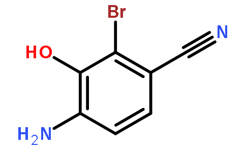 3-溴-4-氰基-2-羟基-1-氨基苯