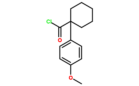 CYCLOHEXANECARBONYL CHLORIDE,1-(4-METHOXYPHENYL)-