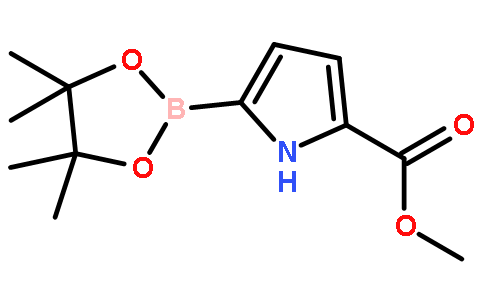 Methyl5-(4，4，5，5-tetramethyl-1，3，2-dioxaborolan-2-yl)-1H-pyrrole-2-carboxylate