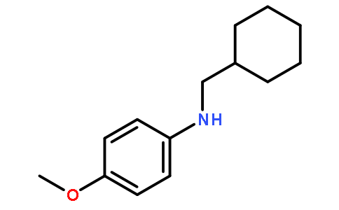 N-(cyclohexylmethyl)-4-methoxybenzenamine