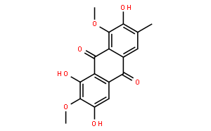 1,3,7-三羟基-2,8-二甲氧基-6-甲基蒽-9,10-二酮