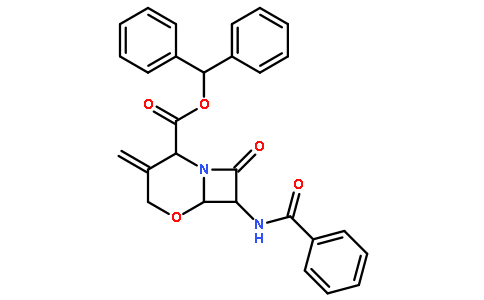 (2R,6R,7R)-Benzhydryl 7-benzamido-3-methylene-8-oxo-5-oxa-1-azabicyclo[4.2.0]octane-2-carboxylate
