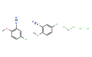 Benzenediazonium, 5-chloro-2-methoxy-, chloride, compd. with zinc chloride (ZnCl2)