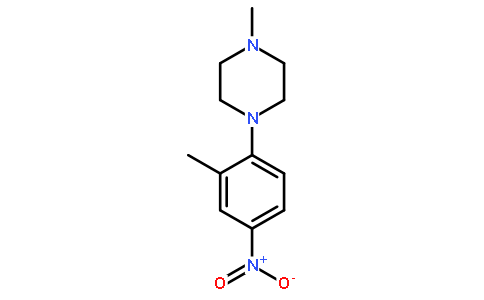 1-Methyl-4-(2-methyl-4-nitrophenyl)piperazine