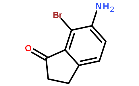 6-Amino-7-bromo-2,3-dihydro-1H-inden-1-one