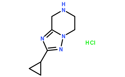 2-cyclopropyl-5,6,7,8-tetrahydro-[1,2,4]triazolo[1,5-a]pyrazine hydrochloride