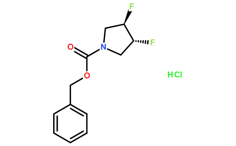 (3R,4R)-N-Cbz-3,4-二氟吡咯烷盐酸盐