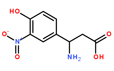 3-氨基-3-(4-羟基-3-硝基苯基)-丙酸
