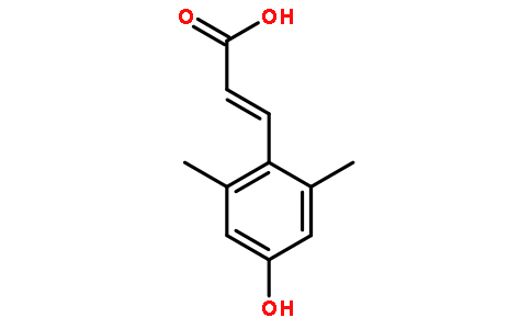 2,6-dimethyl-4-hydroxycinnamic acid