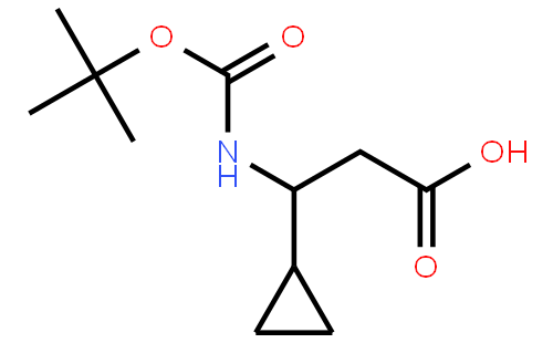 3-((tert-Butoxycarbonyl)amino)-3-cyclopropylpropanoic acid