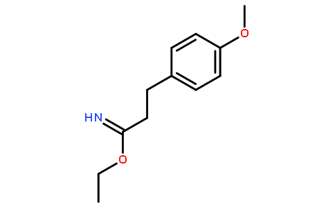 ethyl 3-(4-methoxyphenyl)propanimidoate
