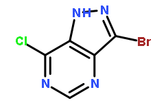 1H-Pyrazolo[4,3-d]pyriMidine, 3-broMo-7-chloro-