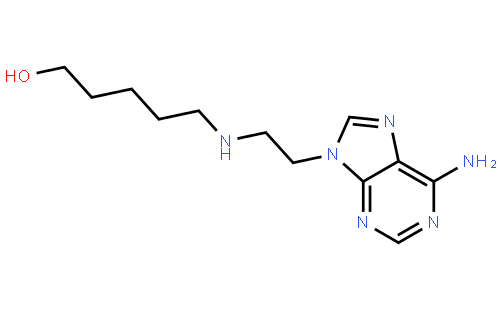5-{[2-(6-Amino-9H-purin-9-yl)ethyl]amino}-1-pentanol