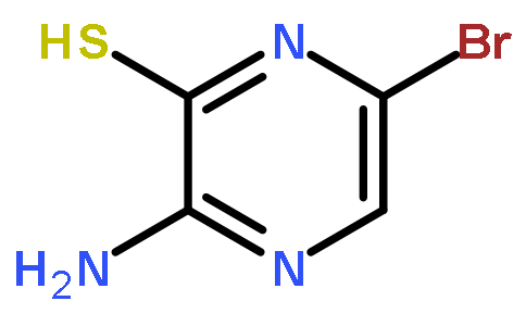 3-Amino-6-bromopyrazine-2-thiol