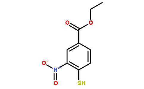 4-Mercapto-3-nitro-benzoic acid ethyl ester