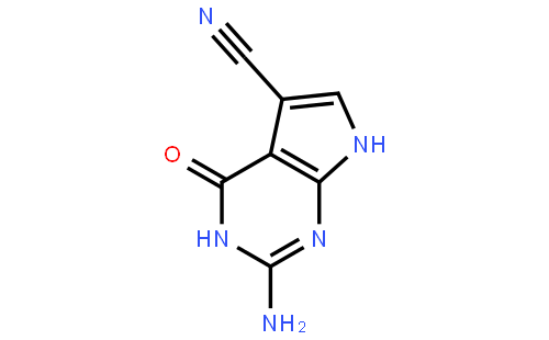 2-Amino-4-oxo-4,7-dihydro-3H-pyrrolo[2,3-d]pyrimidine-5-carbonitrile