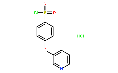 4-(Pyridin-3-yloxy)benzene-1-sulfonyl chloride hydrochloride