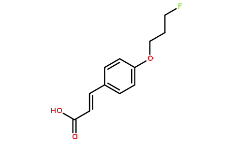 3-(4-(3-fluoropropoxy)phenyl)acrylic acid