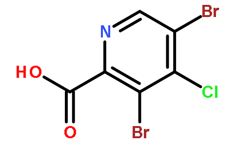 3,5-Dibromo-4-chloropicolinic acid