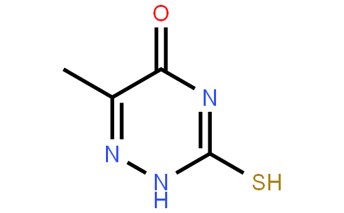 6-氮杂-2-硫代胸腺嘧啶(cas:615-76-9) 结构式图片