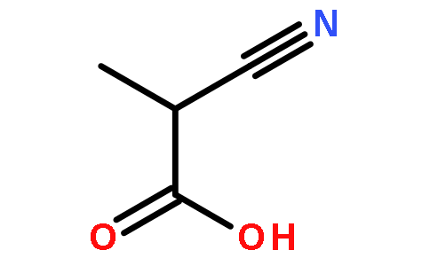 Propanoic acid, 2-cyano-