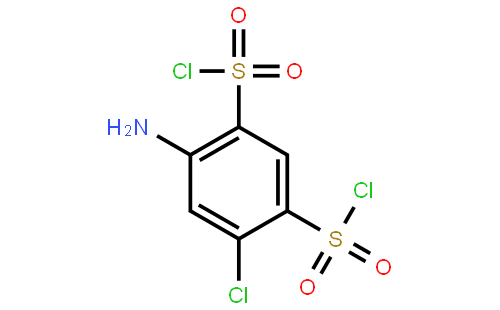 4-Amino-6-chloro-1,3-benzenedisulfonyl Dichloride