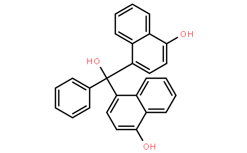 双(4-羟基-1-萘基)苯甲醇指示液