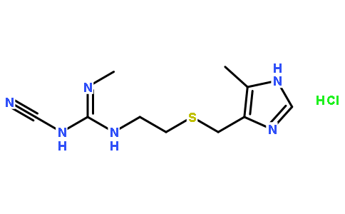 盐酸西咪替丁结构式