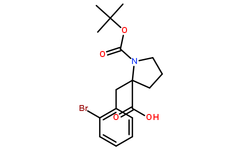Boc-(R)-alpha-(2-bromobenzyl)-proline